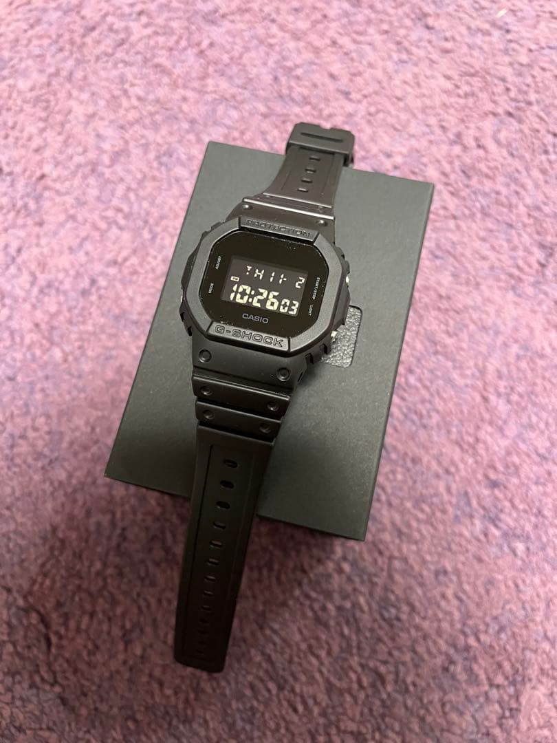 美品 G-SHOCK DW-5600BB CASIO Gショック