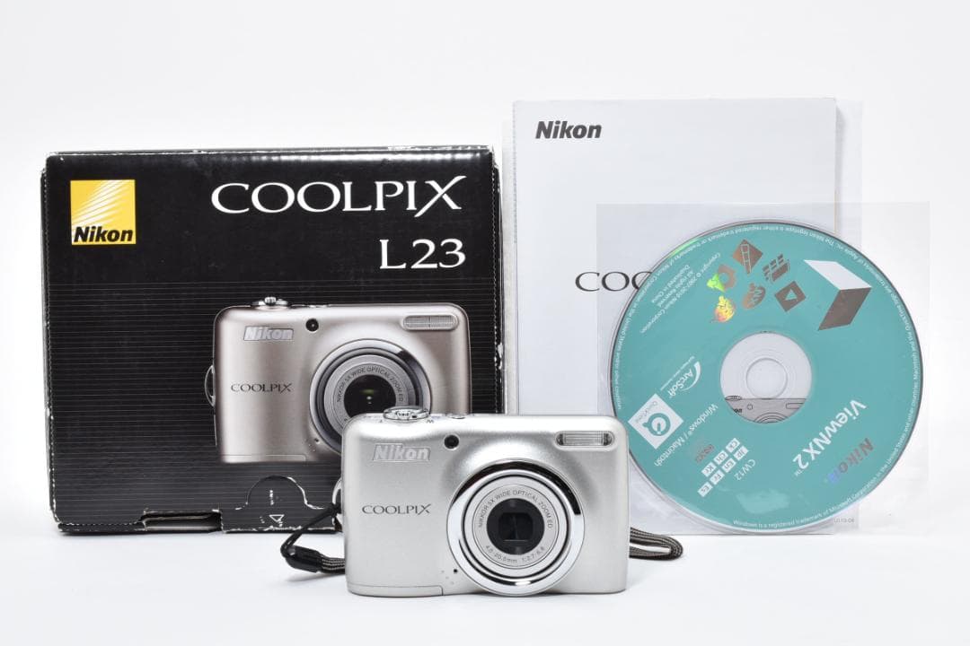【美品】Nikon COOLPIX L23 シルバー　動作確認済