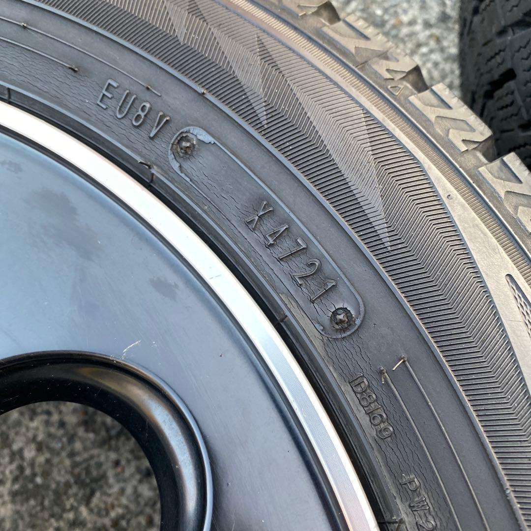 ◇中古溝有りダンロップ155/65R14スタッドレスセット スペーシア