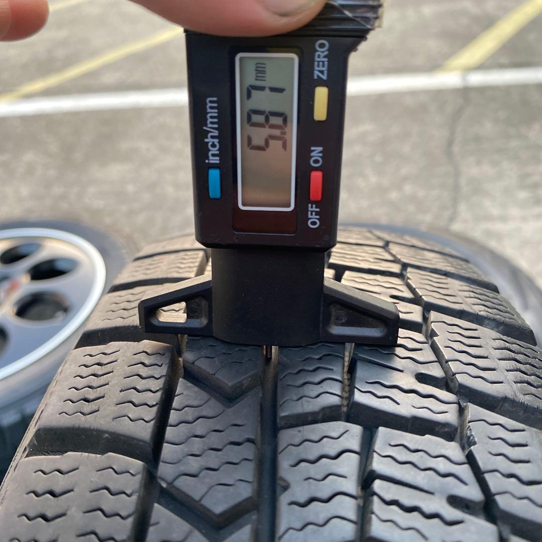 ◇中古溝有りダンロップ155/65R14スタッドレスセット スペーシア