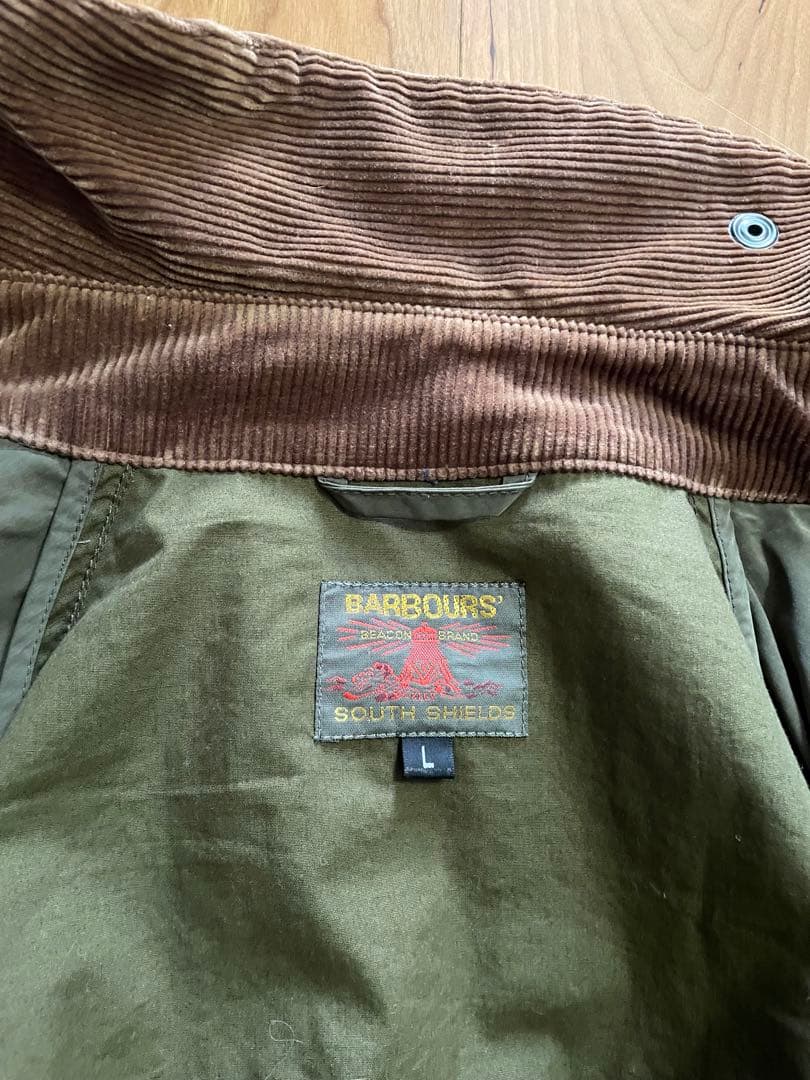 Barbour ポリナイロンBEDALE SL ビデイル L