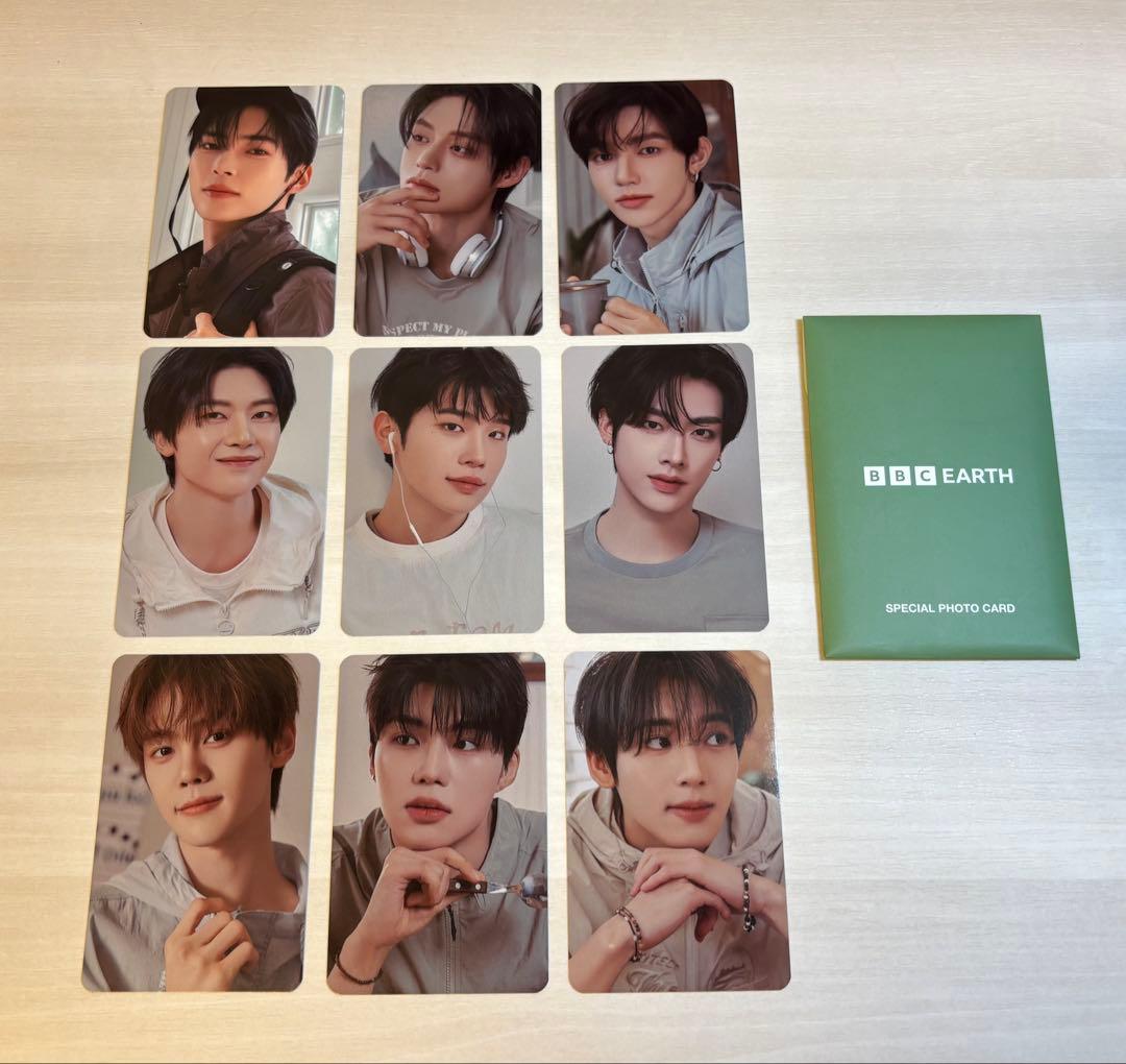 ZB1 ゼベワン BBC EARTH トレカ 全員セット 9枚