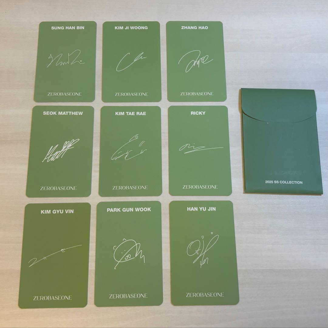 ZB1 ゼベワン BBC EARTH トレカ 全員セット 9枚