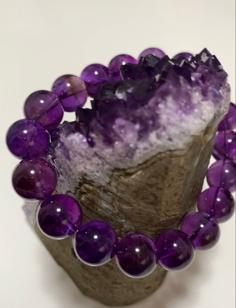 ウルグアイ産アメトリン　ブレスレット　ウルグアイ産アメジスト原石　セット