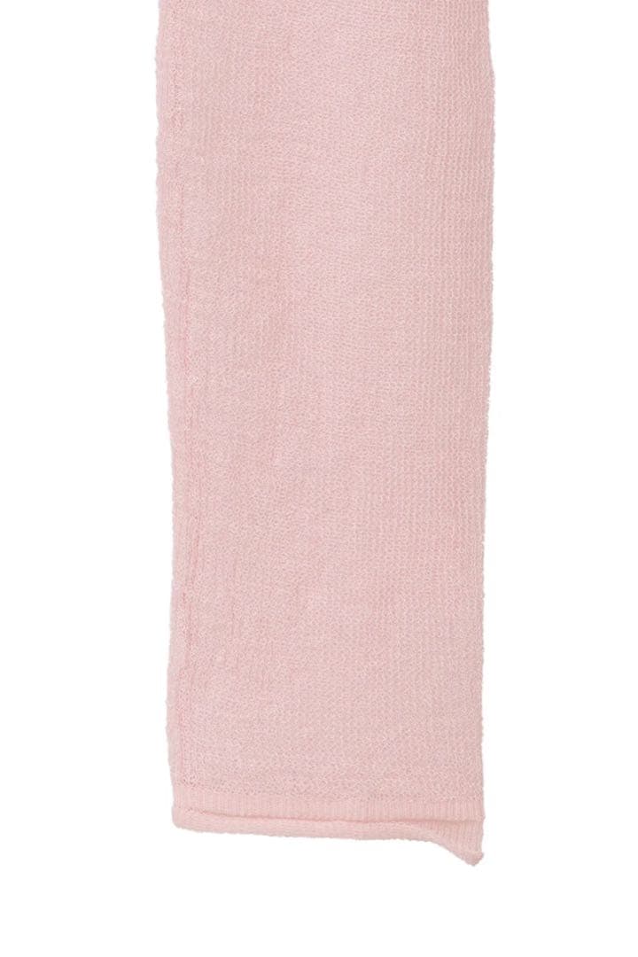 クラネ SHEER ROLLED EDGE KNIT CARDIGAN ピンク