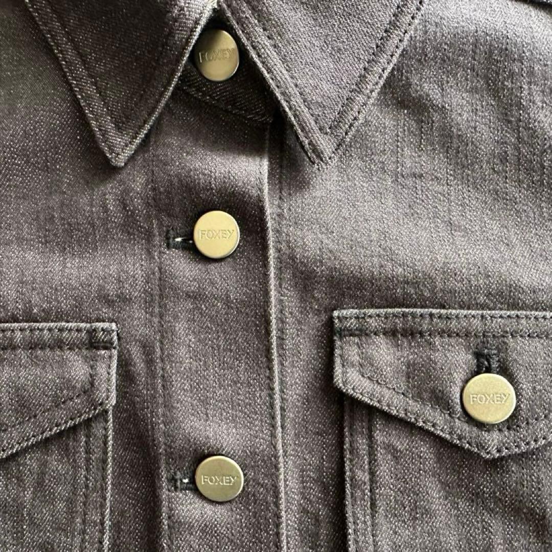 FOXEY NEWYORK フォクシーニューヨーク　デニムジャケット 38