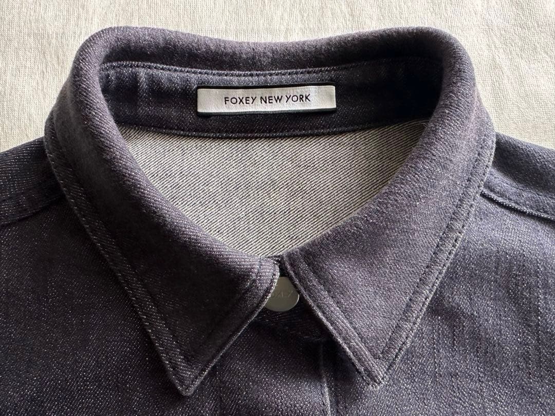 FOXEY NEWYORK フォクシーニューヨーク　デニムジャケット 38