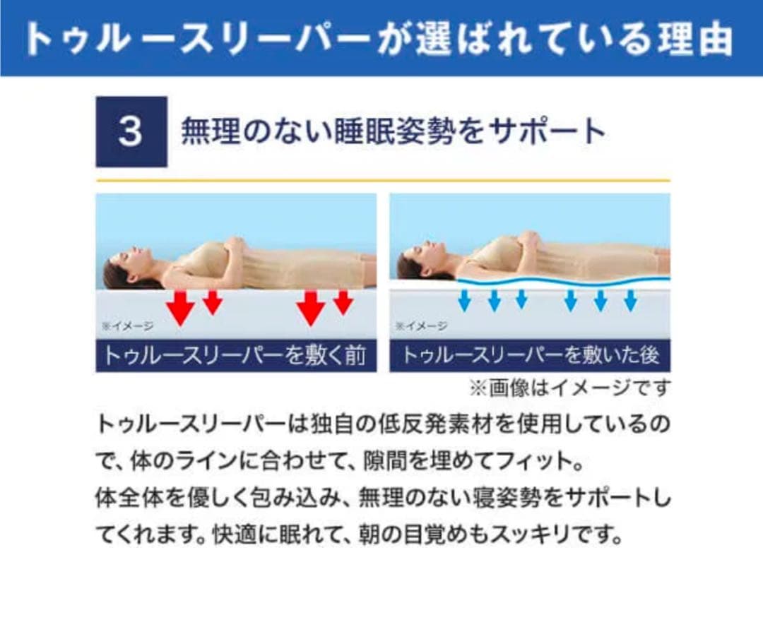 トゥルースリーパープレミアリッチ pr2 低反発マットレス