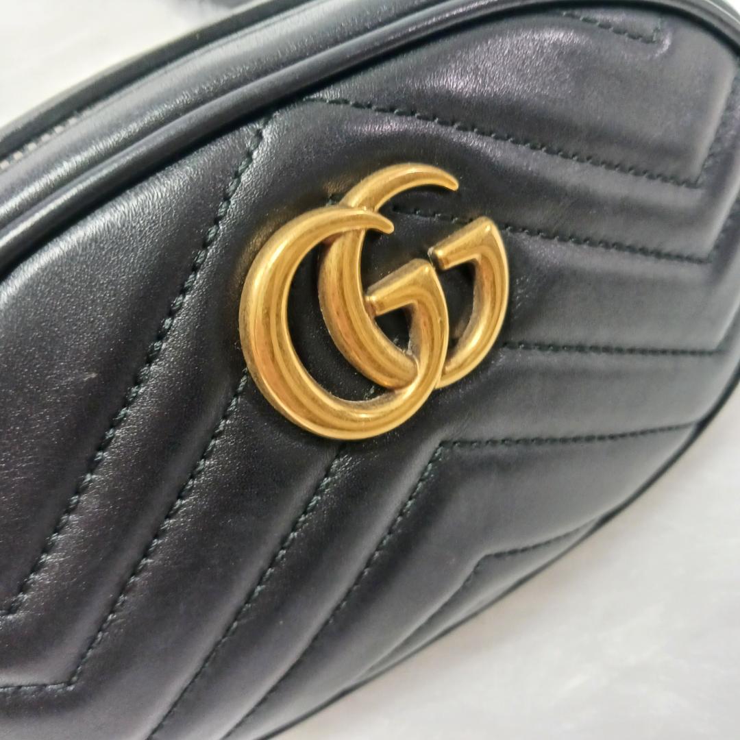 【極美品】GUCCI グッチ GGマーモント ショルダーバッグ