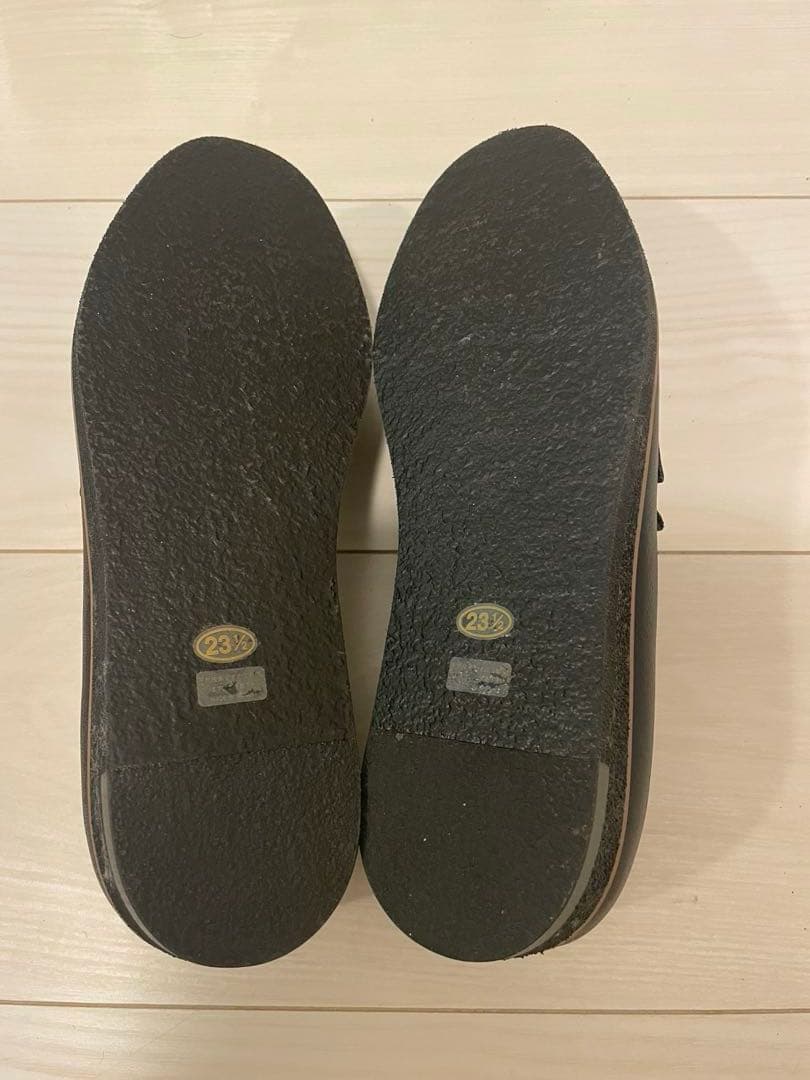 【あいさま専用】マッキントッシュ ローファー 黒 フリンジ 23.5