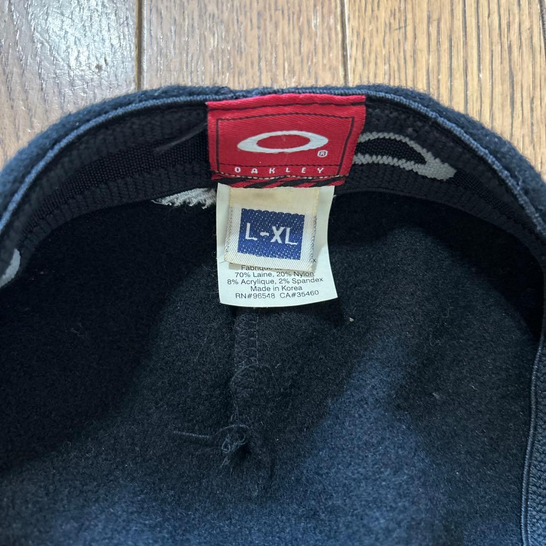 Oakley 黒 ベレー帽 L-XL y2k