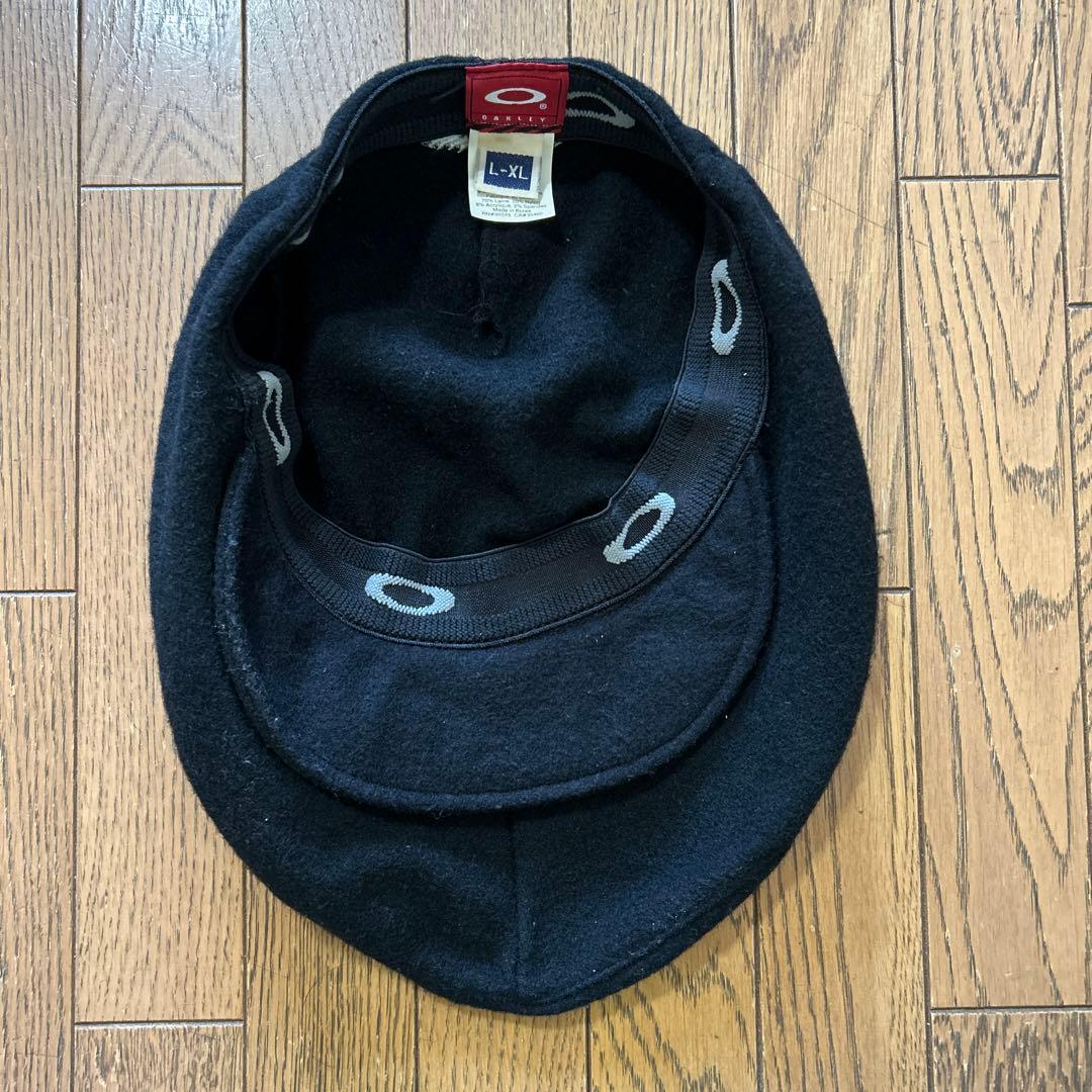 Oakley 黒 ベレー帽 L-XL y2k