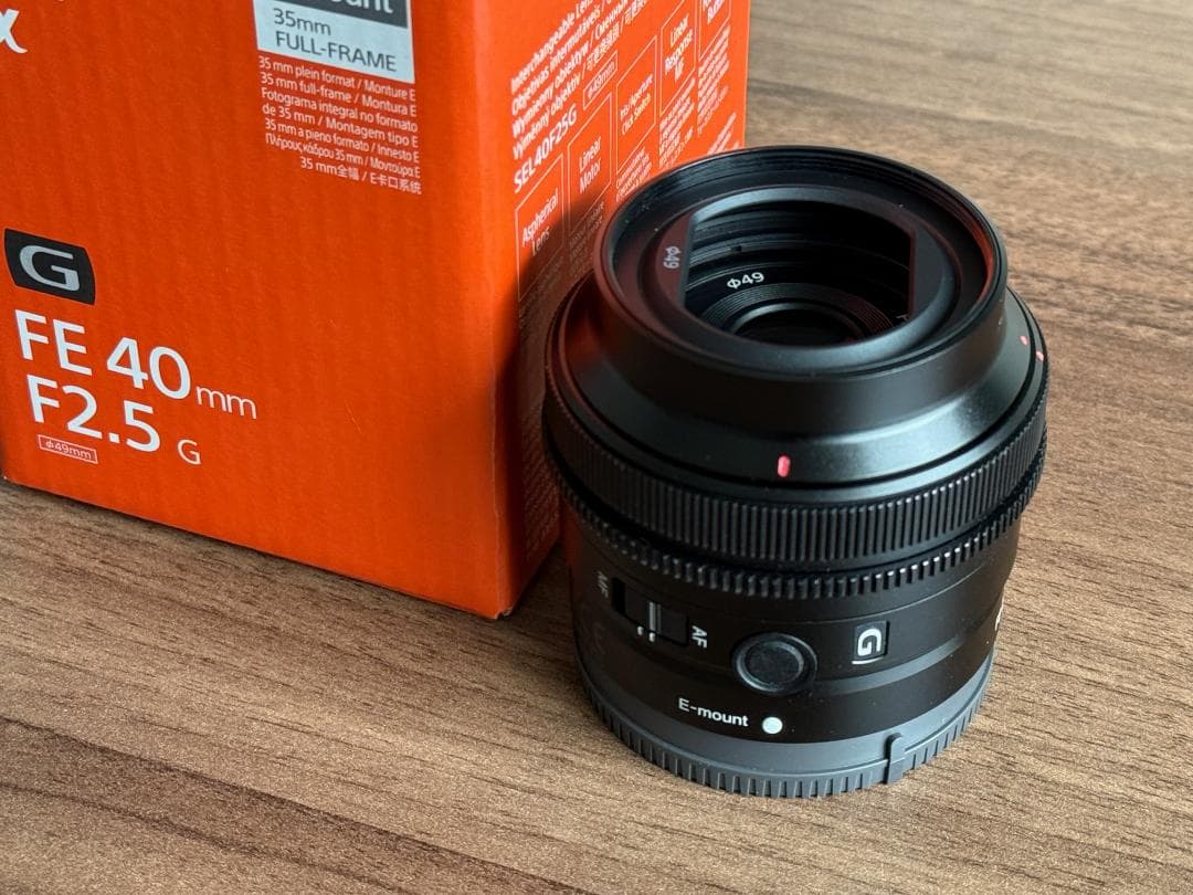 ソニー FE 40mm F2.5G