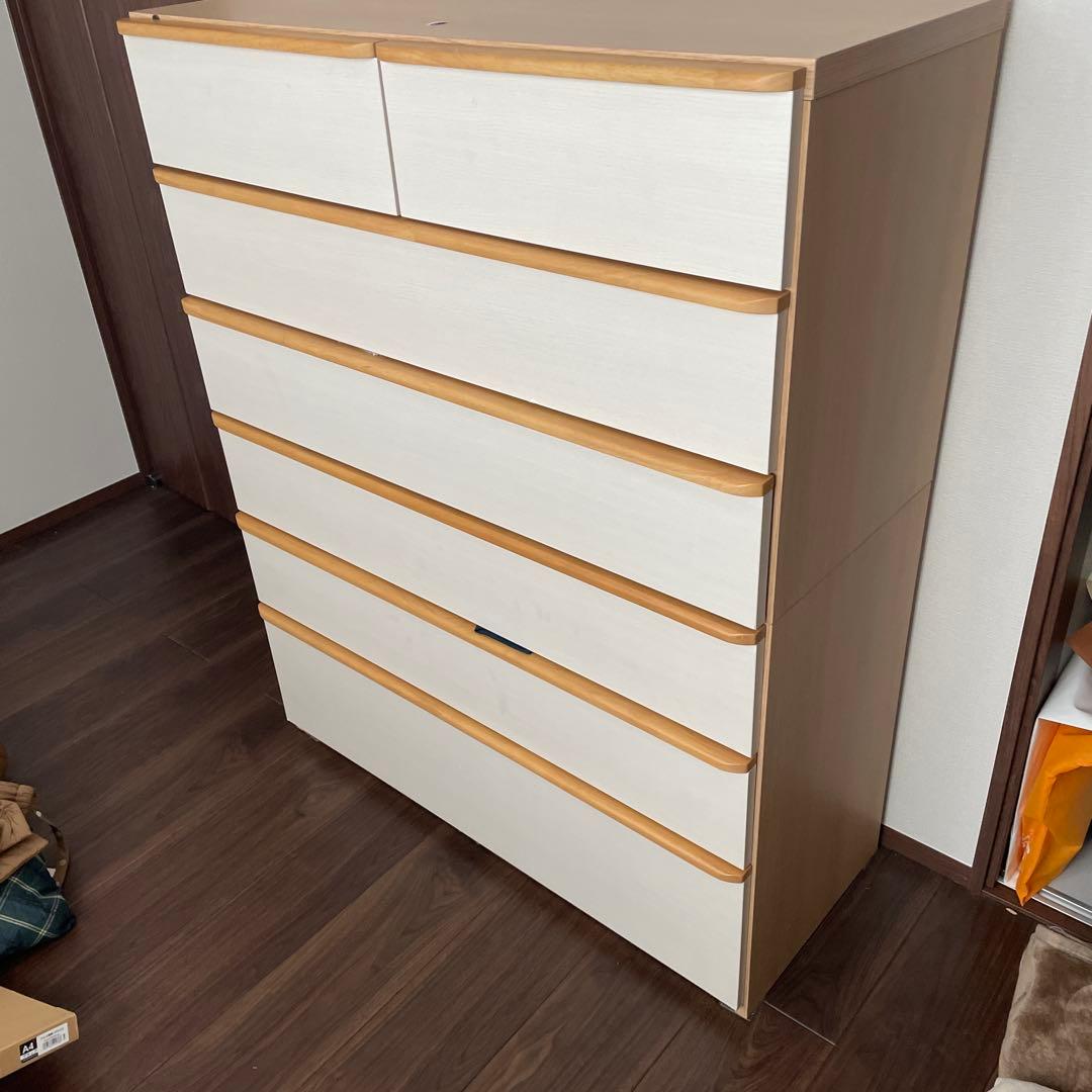 ニトリ　タンス　ハイチェスト　６段