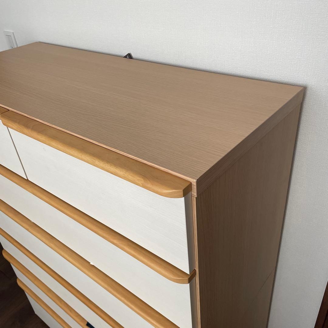 ニトリ　タンス　ハイチェスト　６段