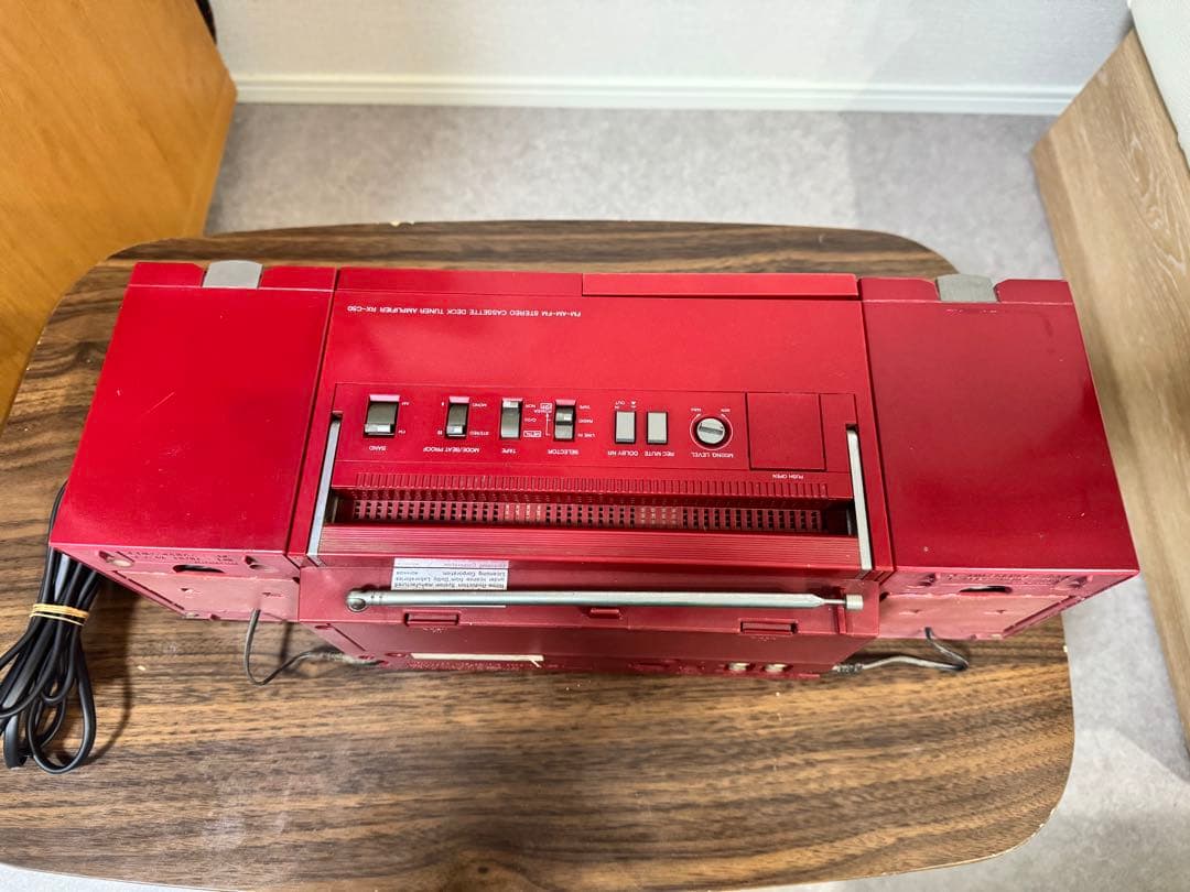 National RX-C50 ラジカセ レッド