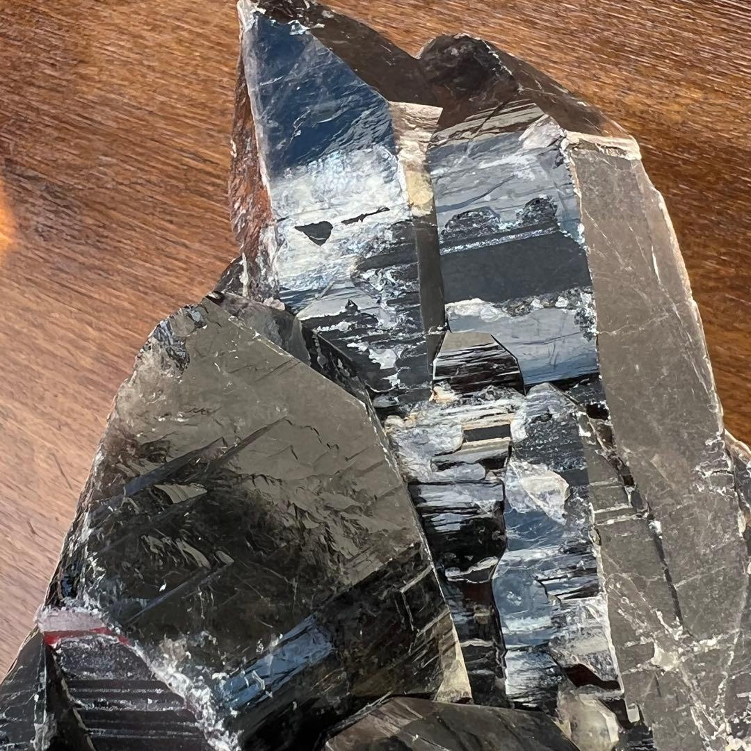 ✳専用‼️極上品質☆存在感抜群‼️漆黒パワー✨山東省産 モリオン クラスター 天然石