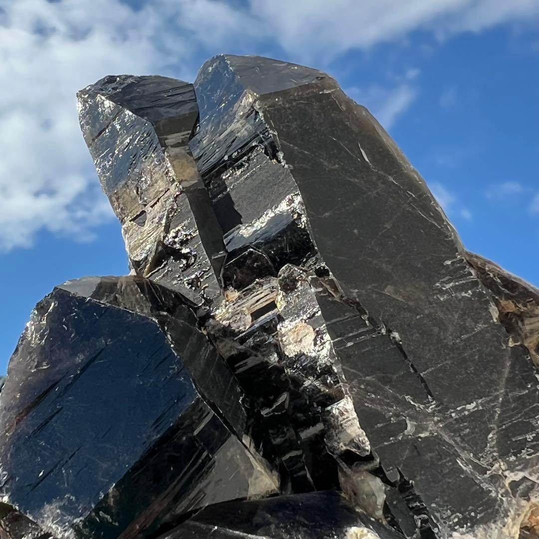 ✳専用‼️極上品質☆存在感抜群‼️漆黒パワー✨山東省産 モリオン クラスター 天然石