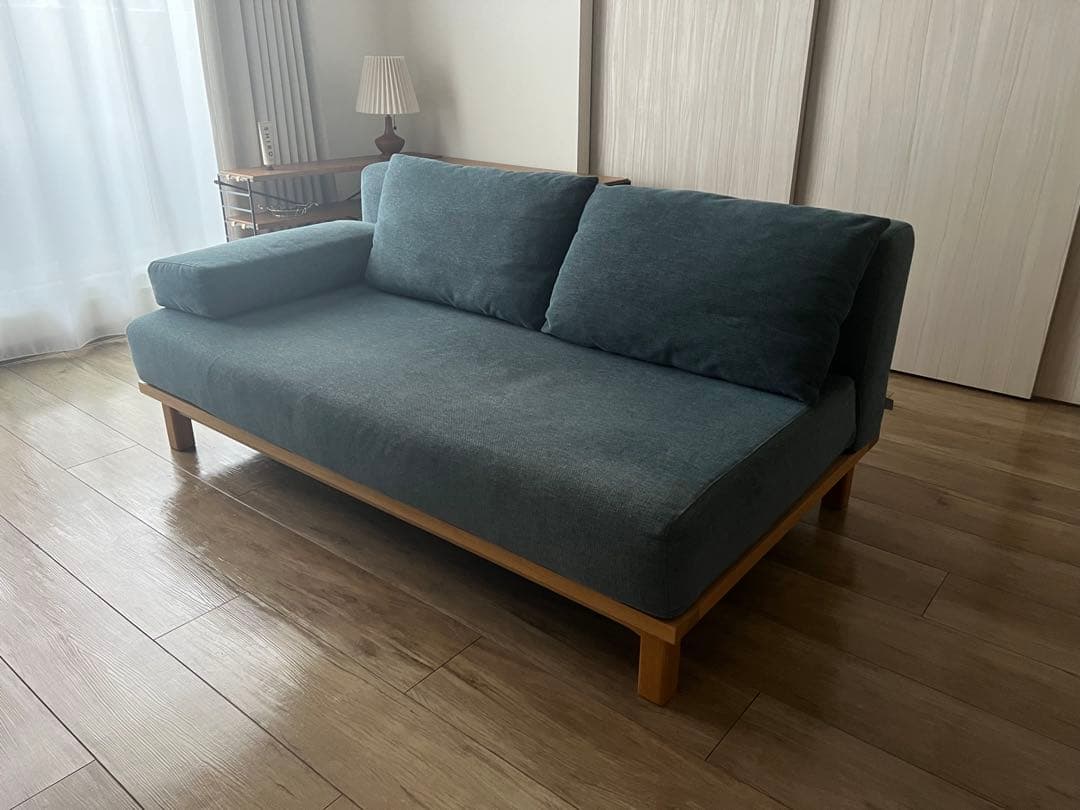 SIEVE rect unit sofa ワイドタイプ ブルー
