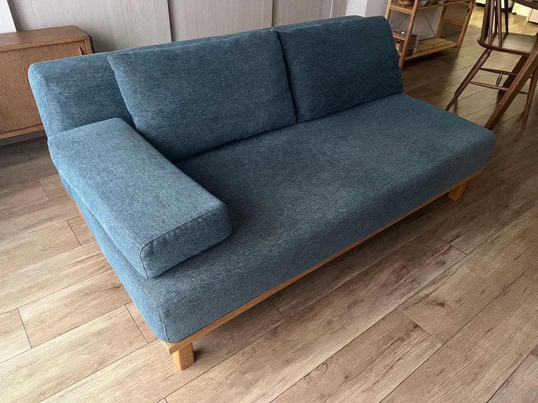 SIEVE rect unit sofa ワイドタイプ ブルー