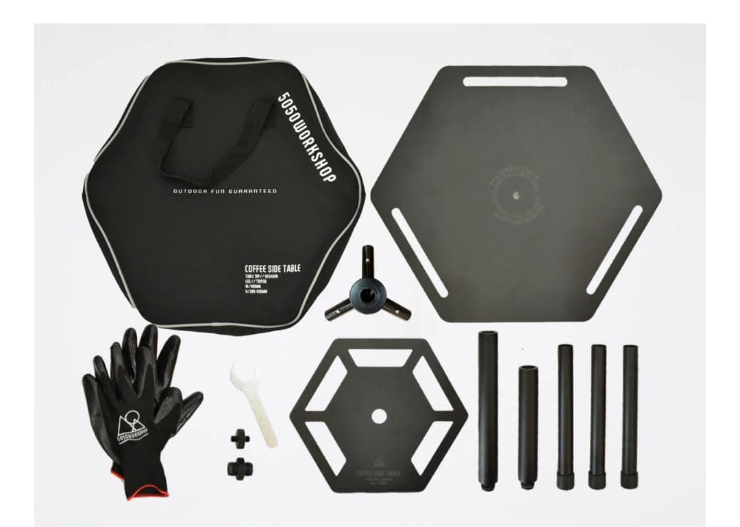 5050WORKSHOP COFFEE SIDE TABLE シェラプレート付