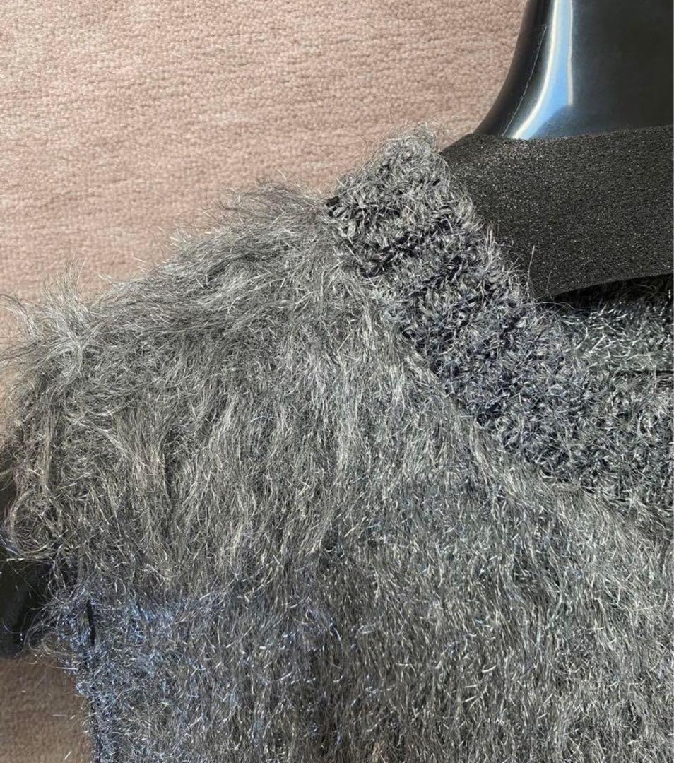 コムデギャルソン メタリック シルバー ベスト