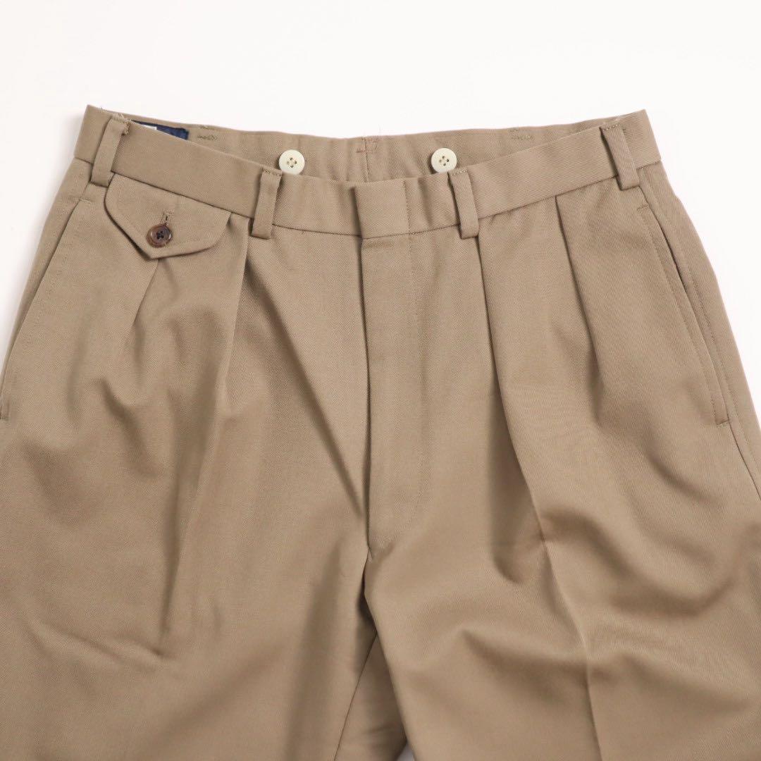 Polo by Ralph Lauren 2タック ウール ワイドスラックス