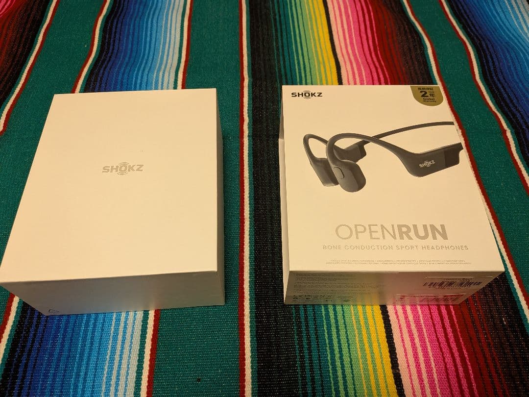 【美品】SHOKZ OPENRUN USB-C 骨伝導イヤホン