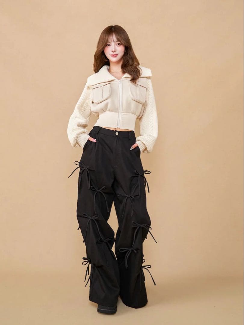 Darich ニットコンビスウェットセットアップ