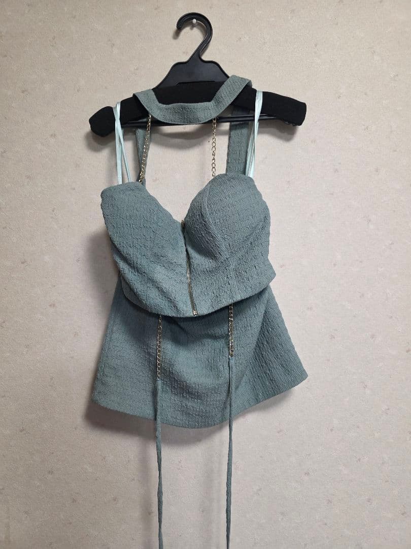 Glossy グロッシー チョーカーセットアップミニドレス