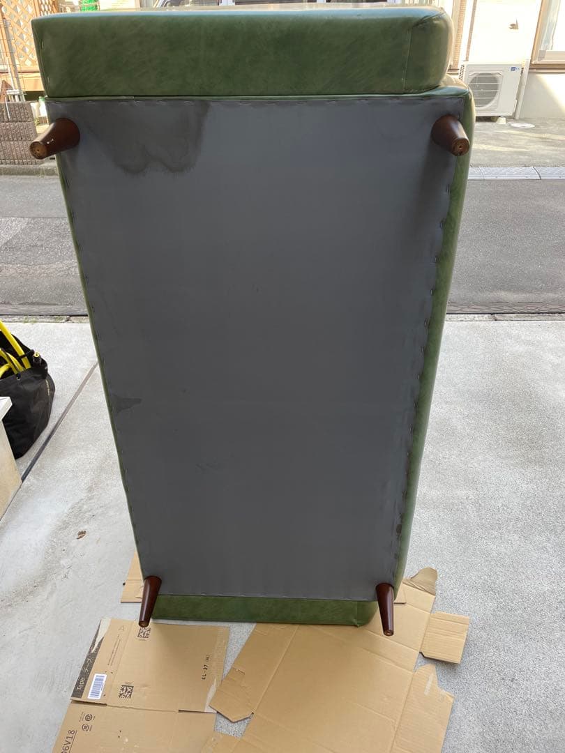 ♫【引き取り限定】b-company レザーソファ2.5人掛け♫