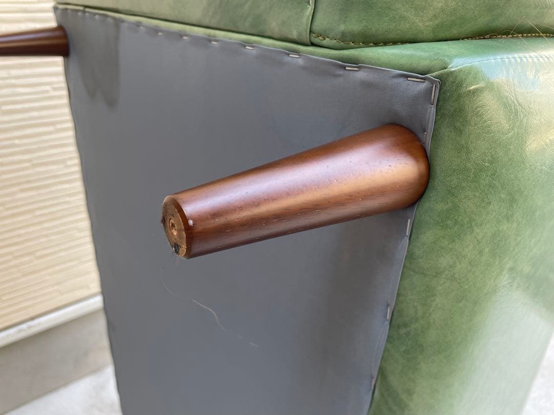 ♫【引き取り限定】b-company レザーソファ2.5人掛け♫