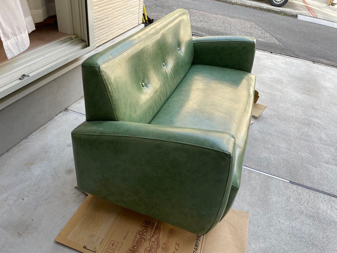 ♫【引き取り限定】b-company レザーソファ2.5人掛け♫