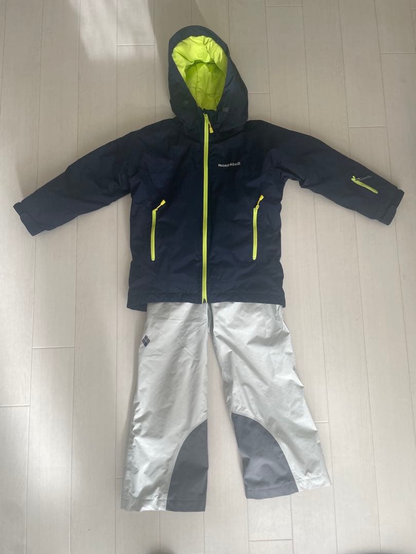 mont-bell モンベル キッズ 130スノーウェア