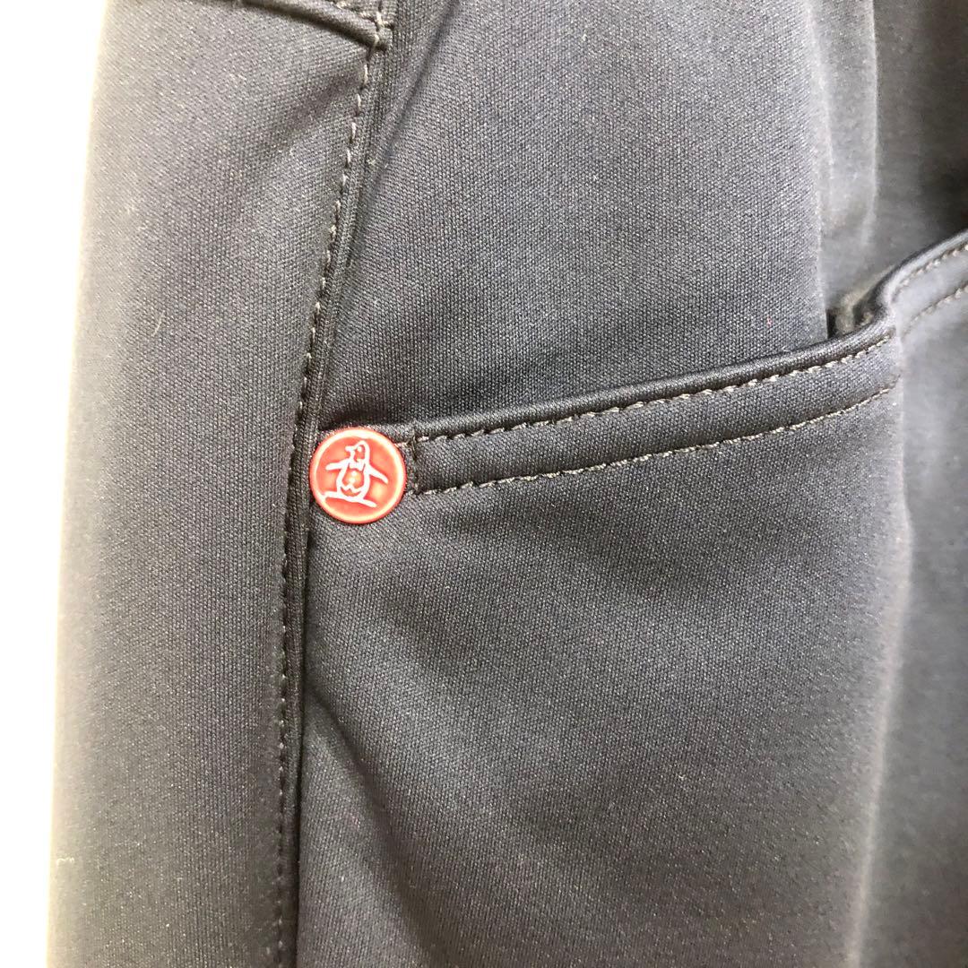 マンシングウエアゴルフ レディースパンツ 紺裏起毛M