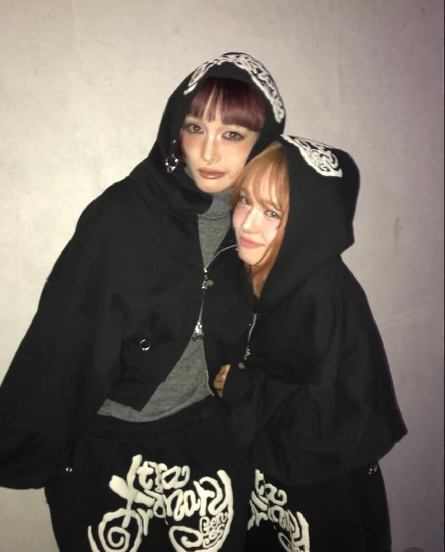 トップス XG Cropped Zip Hoodie M