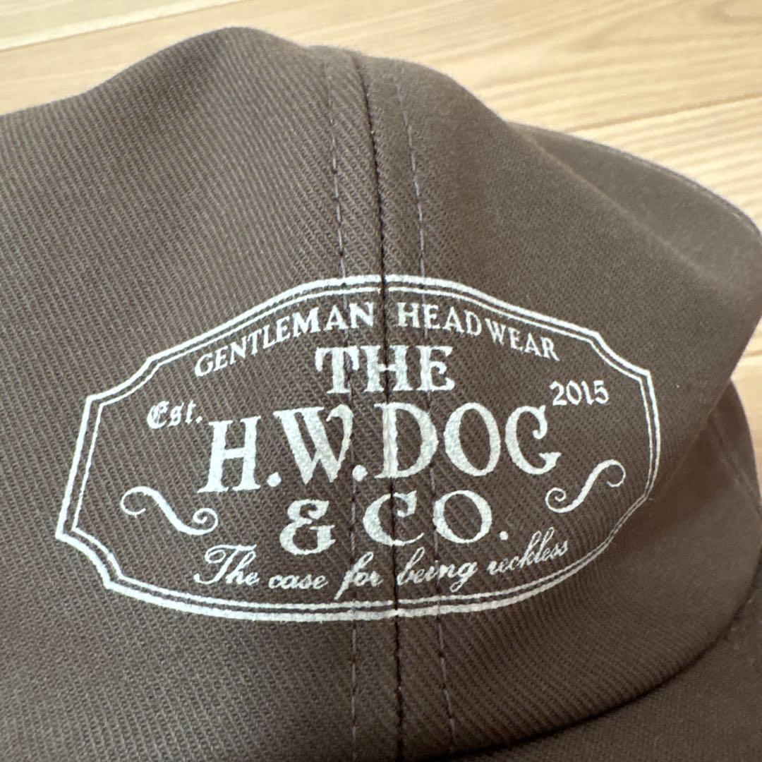 めんたいこ H.W.DOG & CO. ブラウンキャップ
