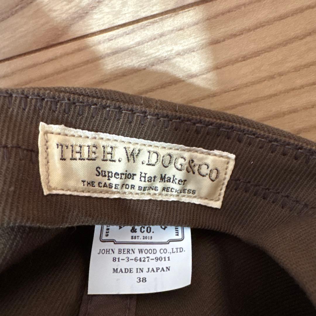 めんたいこ H.W.DOG & CO. ブラウンキャップ