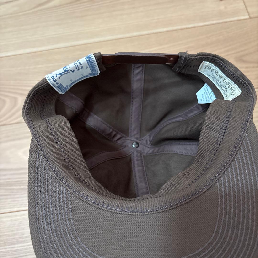 めんたいこ H.W.DOG & CO. ブラウンキャップ