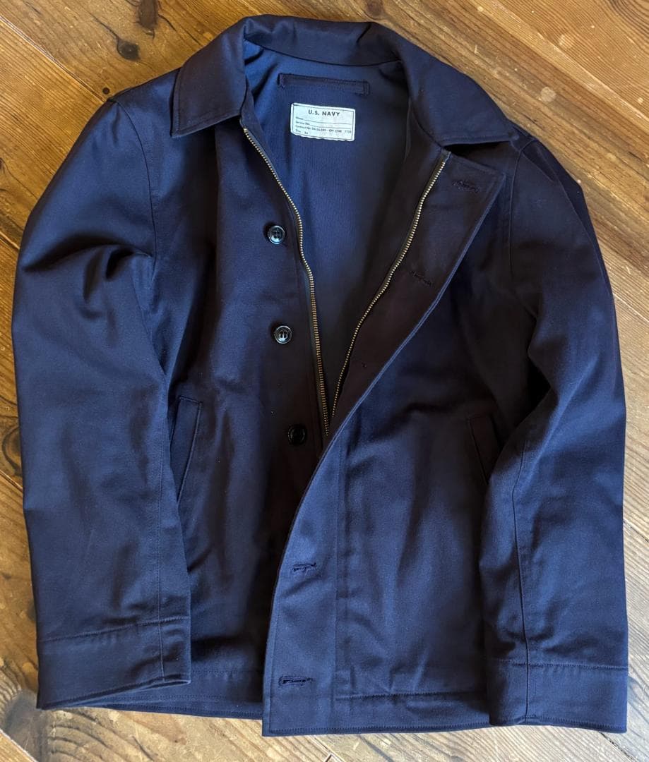 昇*色様 【REAL McCOY'S】US Navy Utility Jacke