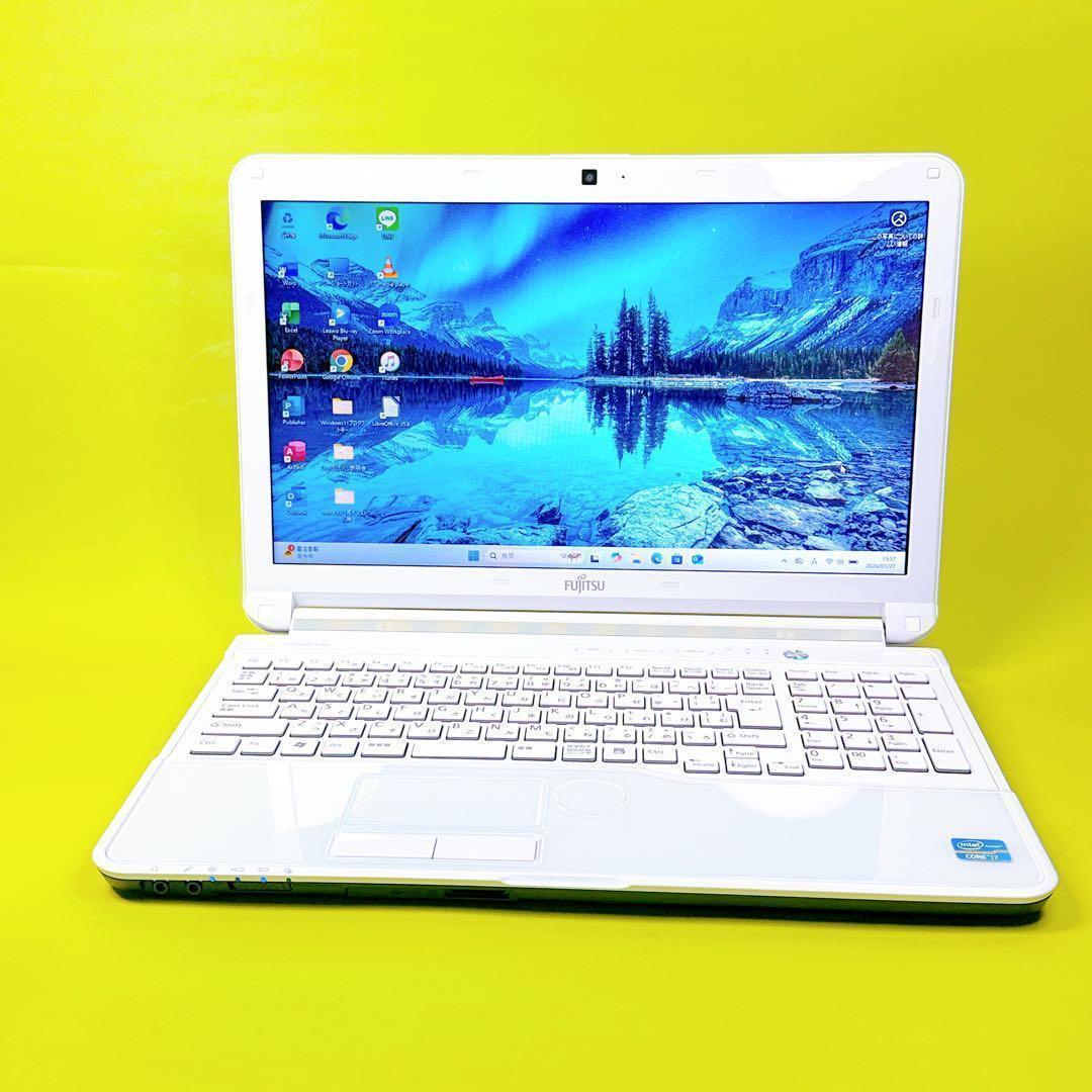 極速i7&16GB⭐️新品爆速SSD windows11ノートパソコン カメラ