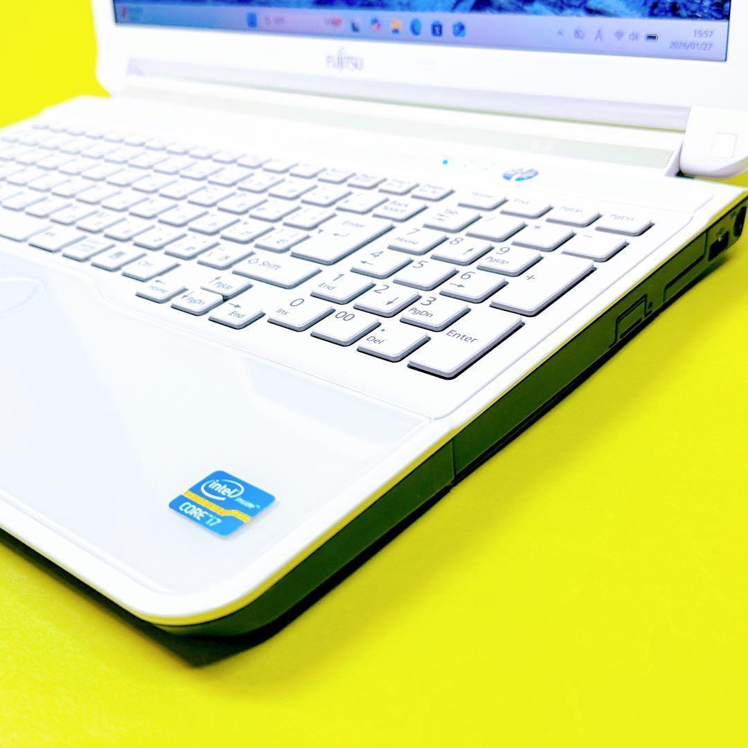 極速i7&16GB⭐️新品爆速SSD windows11ノートパソコン カメラ