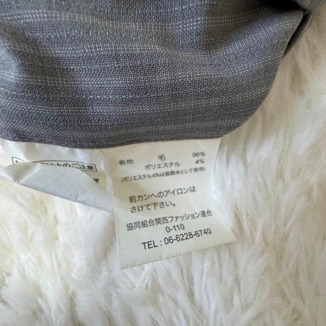 SAVILE ROW×DORMEUIL ストライプ スーツ M グレー