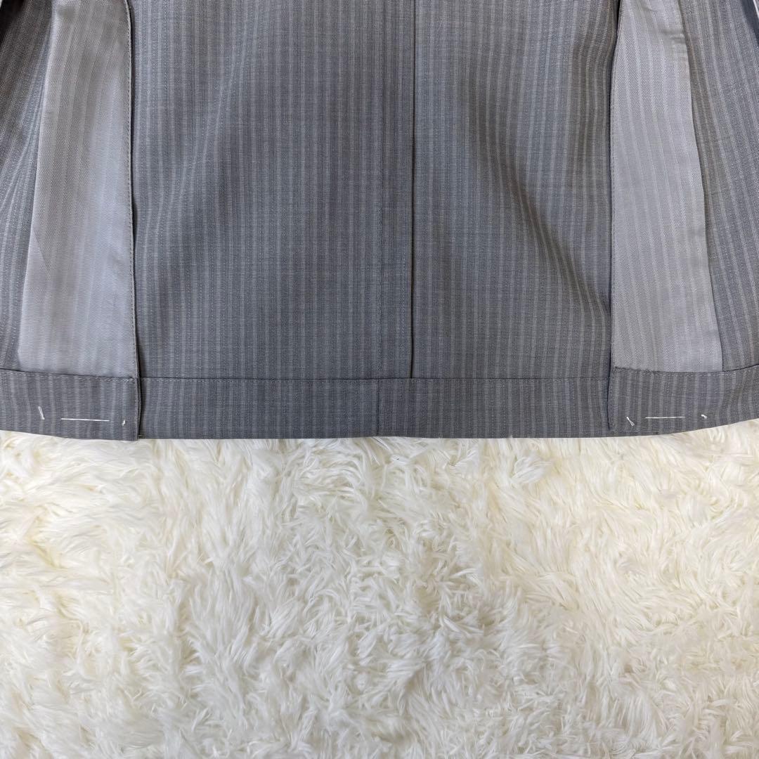 SAVILE ROW×DORMEUIL ストライプ スーツ M グレー