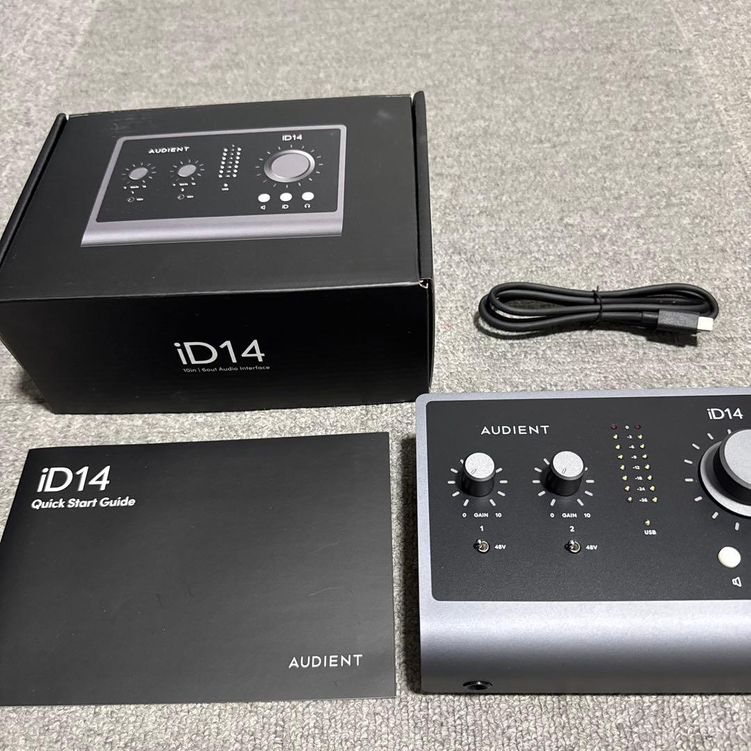 AUDIENT iD14 オーディオインターフェイス 本体