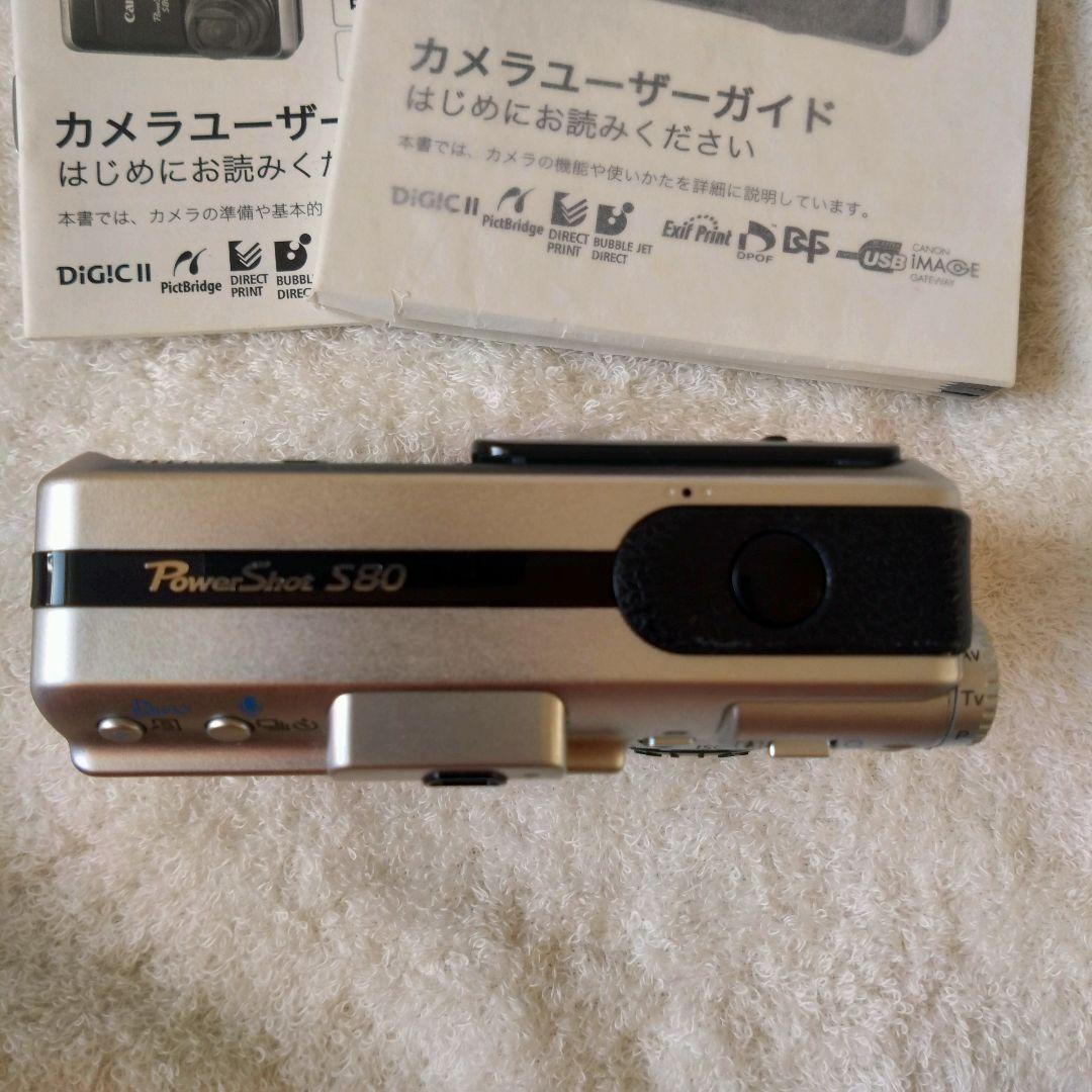 極美品 Canon PowerShot S80 キャノン CCDセンサー 動作品
