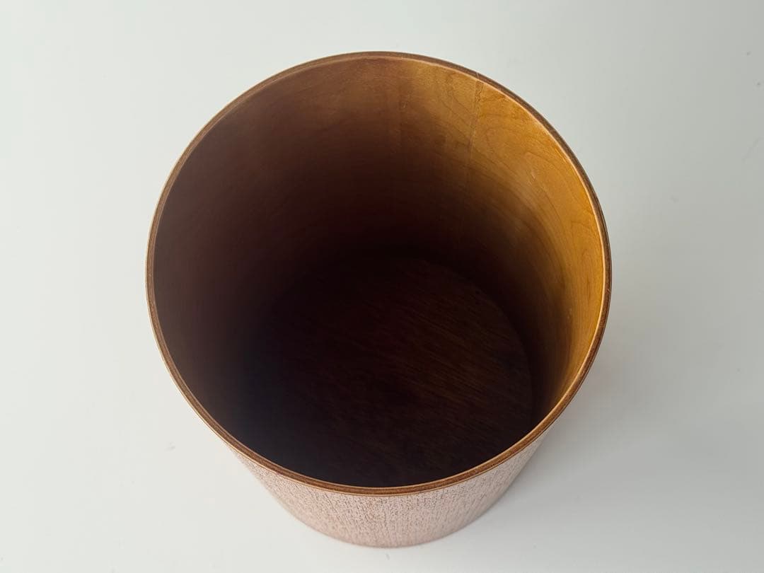 ヴィンテージ サイトーウッド SAITO WOOD 木製ごみ箱2個セット