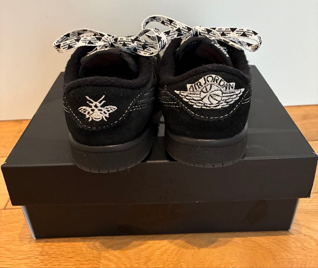 Nike Air Jordan キッズスニーカー ブラック　トラヴィススコット