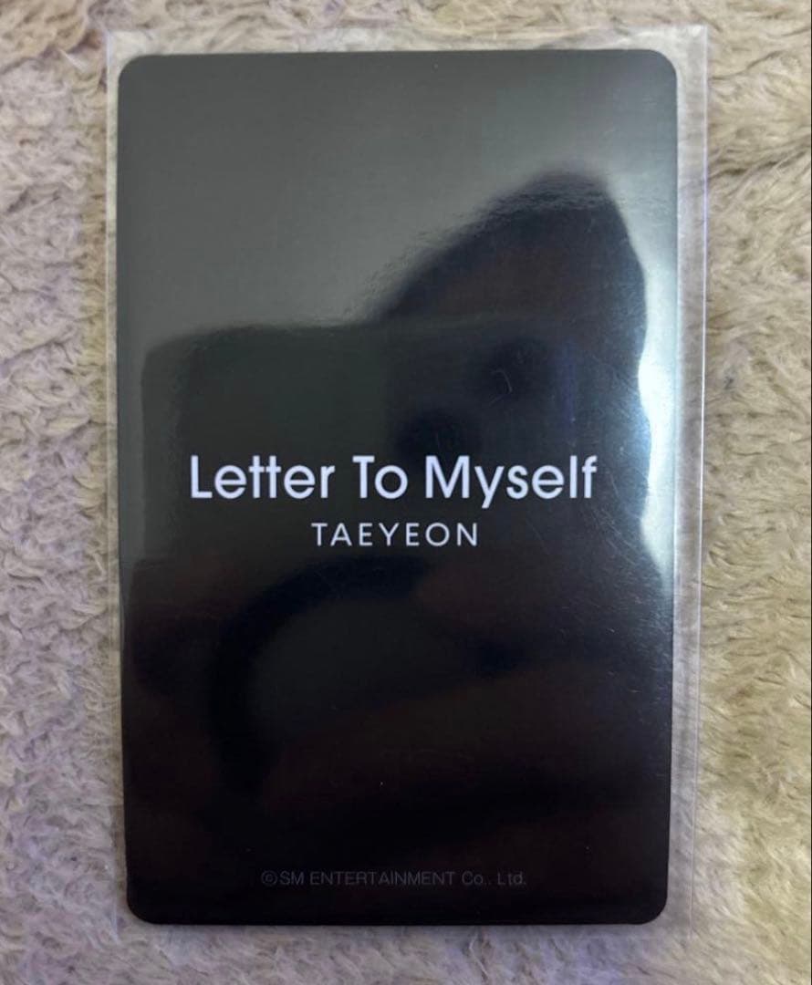TAEYEON Letter To Myself タレントカード
