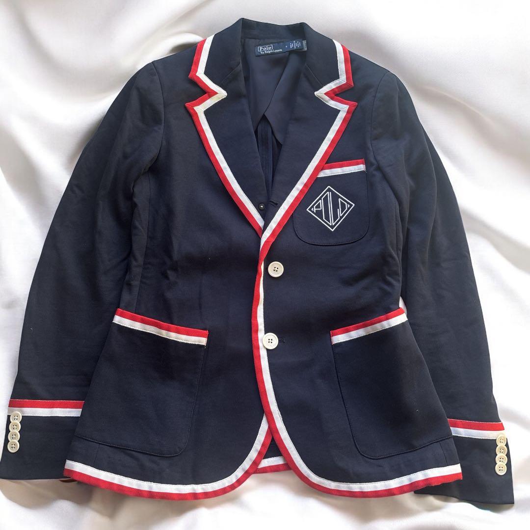 ✨24年モデル✨ラルフローレン　グログラントリム テリー テーラードジャケット